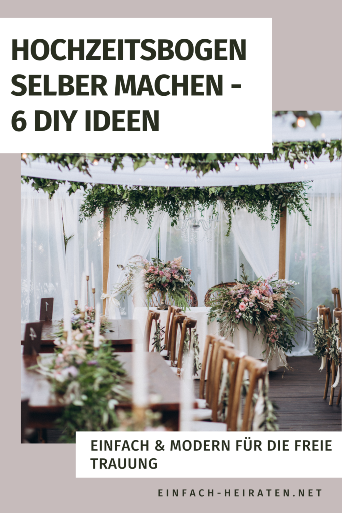 DIY Ideen Traubogen selber machen